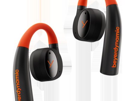 BeyerDynamic Verio 200 Open Ear True Wireless Earphones with Charging Case, Orange Black For Discount