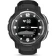 Garmin Instinct Crossover Hybrid Analog Digital Smartwatch, Black w  Fitness Bundle Hot on Sale