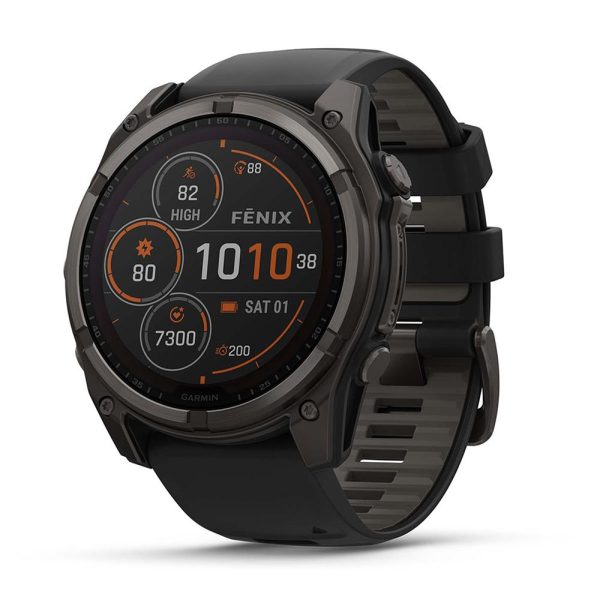 Garmin Fenix 8 51mm Solar Sapphire Gray with Fitness Suite & Screen Protector Online Hot Sale