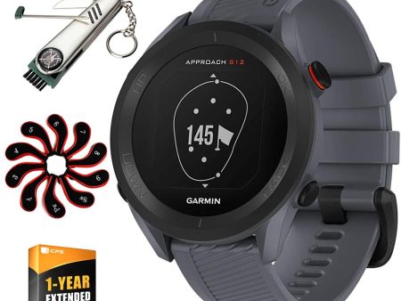 Garmin Approach S12 GPS Golf Watch, 42k+ Preloaded Courses + 1 Yr Warranty Bundle For Cheap