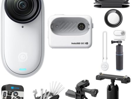 Insta360 GO 3S 64GB Tiny Mighty 4K Action Camera w  3Yr Warranty + Bike Accessory Bundle For Discount