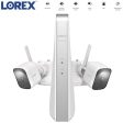 Lorex 4K 1TB NVR System with 2 Outdoor Battery Security Cameras Refurbished Discount