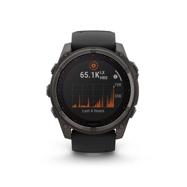 Garmin Fenix 8 51mm Solar Sapphire Gray with Fitness Suite & Screen Protector Online Hot Sale