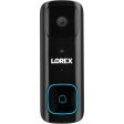 Lorex 2K Battery Video Doorbell Black Refurbished For Cheap