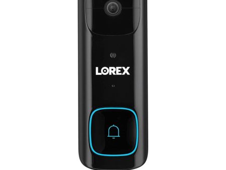 Lorex 2K Battery Video Doorbell Black Refurbished For Cheap