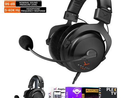 BeyerDynamic MMX 300 PRO Closed Back Gaming Headset w  Headphone Stand Bundle Online Sale