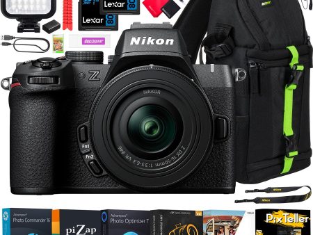 Nikon Z50II Mirrorless Camera 4K DX Body + 16-50mm VR Lens Kit + Accessories Bundle Sale