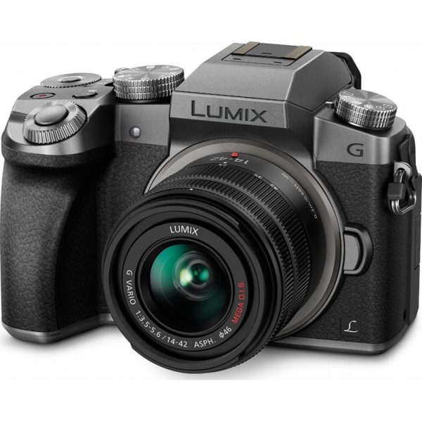 Panasonic LUMIX G7 Mirrorless Digital Camera with 14-42mm Lens + 64GB Microphone Kit Online now