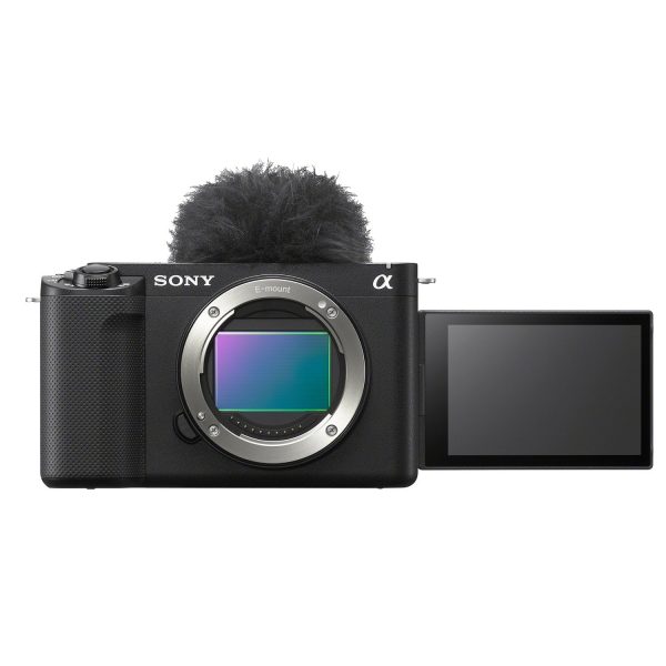 Sony ZV-E1 Full Frame Mirrorless Vlog Camera Body Black + Extended Warranty Bundle Fashion