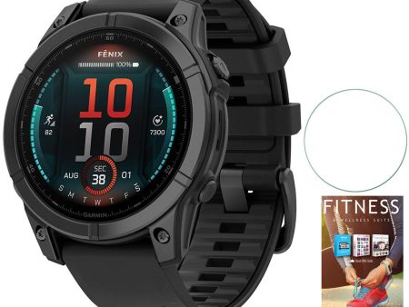 Garmin Fenix E 47 mm AMOLED Stainless Steel + Fitness Suite & Screen Protector Online