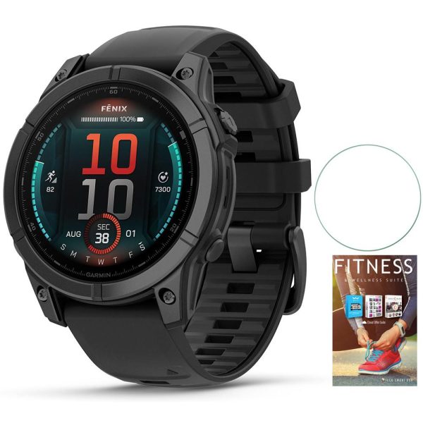 Garmin Fenix E 47 mm AMOLED Stainless Steel + Fitness Suite & Screen Protector Online