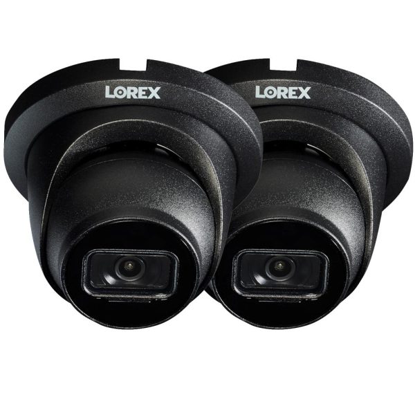 Lorex IP Wired Dome Security Camera with  Audio and Motion Detection (2-Pack) Online Hot Sale