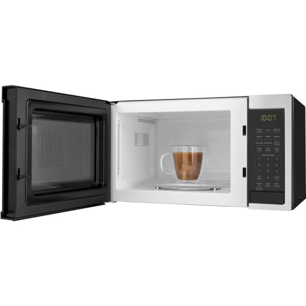 GE 0.9 Cu. Ft. Capacity Smart Countertop Microwave Oven with Scan-To-Cook Technolog Online Sale