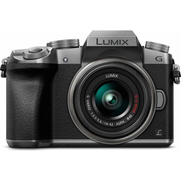 Panasonic LUMIX G7 Mirrorless Digital Camera with 14-42mm Lens + 64GB Microphone Kit Online now