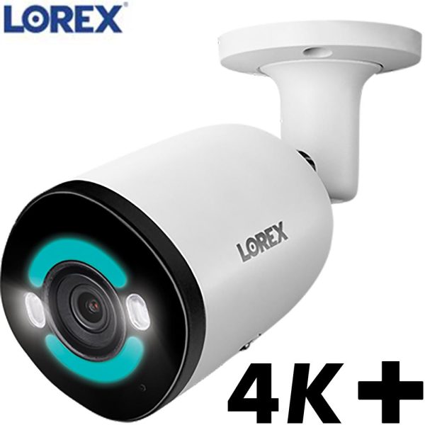 Lorex H30 4K+ 12MP IP Wired Bullet Security Camera with Lighting Refurbished Sale