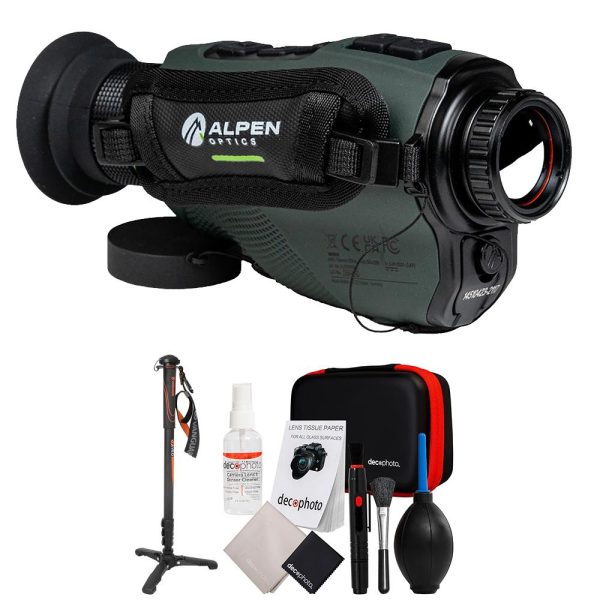 Alpen Optics Apex 25mm Thermal Monocular HD AMOLED Wi-Fi + Monopod Exclusive Kit Online now