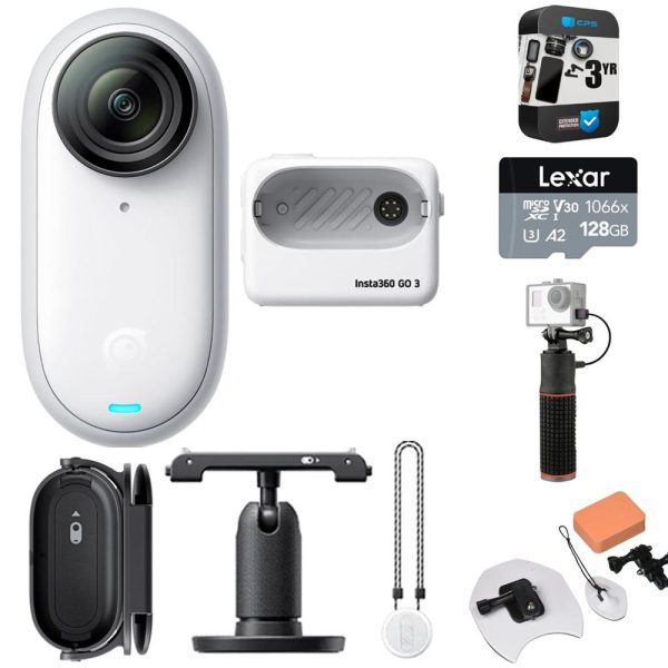 Insta360 GO 3 64GB Tiny 2.7K Action Camera w  3Yr Warranty + Accessories Bundle For Cheap