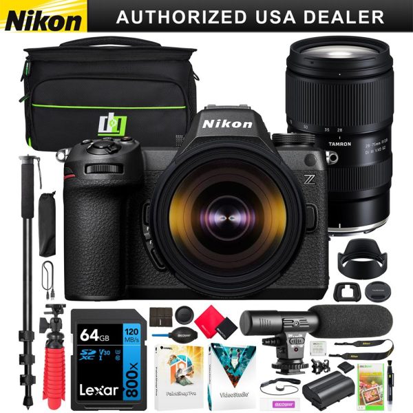 Nikon Z6III Mirrorless Camera Body Kit + Tamron 28-75mm F2.8 Di III VXD G2 Lens Bundle Cheap