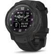 Garmin Instinct Crossover Solar Tactical Hybrid Smartwatch, Black w  Accessories Bundle Online