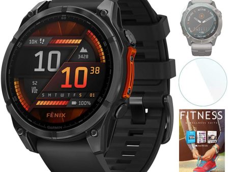 Garmin Fenix 8 47 mm AMOLED Slate Gray with Fitness Suite & Screen Protector Sale