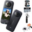 Insta360 X3 360CAM 5.7K 360 Video, 72MP Photos w  3Yr Warranty + Accessories Bundle Hot on Sale