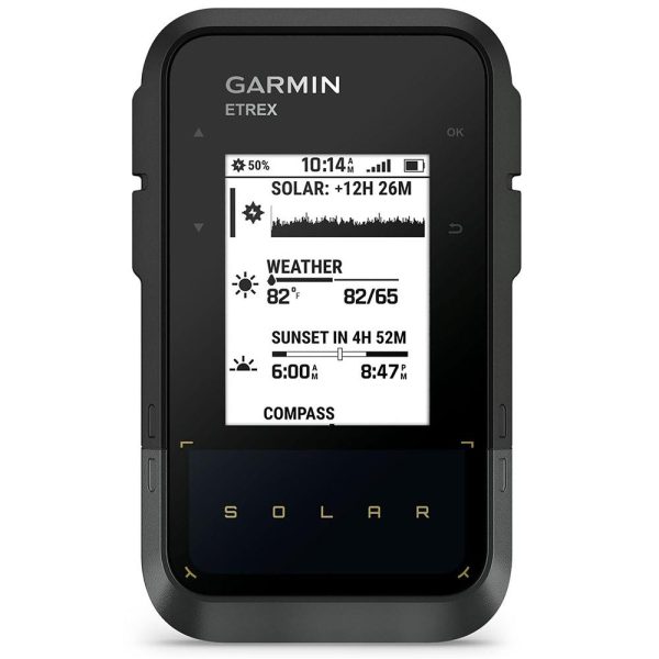 Garmin eTrex Solar Powered GPS Handheld Navigator+Tactical Bracelet & Flashlight Online Hot Sale