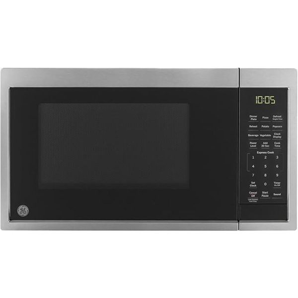 GE Countertop Microwave Oven, 900-watt 0.9 Cu. Ft, Stainless Steel Hot on Sale