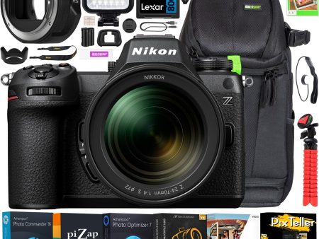 Nikon Z6III Full Frame Mirrorless Camera + 24-70mm Lens + FTZ II and Accessory Bundle Online Hot Sale