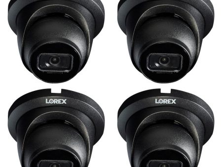 Lorex IP Wired Dome Security Camera with  Audio and Motion Detection (4-Pack) Hot on Sale