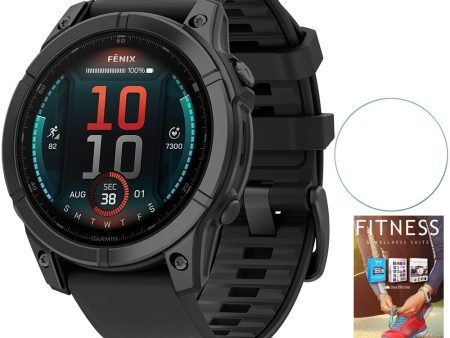 Garmin fenix E 47 mm AMOLED Slate Gray Steel + Fitness Suite & Screen Protector Online now